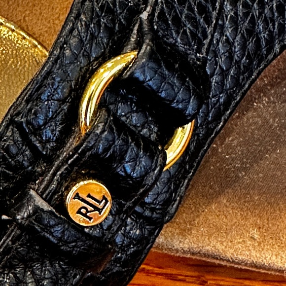 Ralph Lauren Black Sandals - Picture 2 of 6